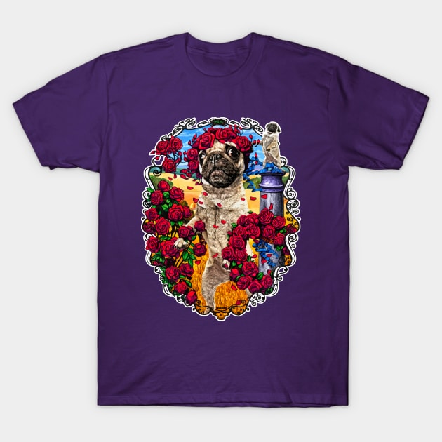 Grateful pug T-Shirt by darklordpug